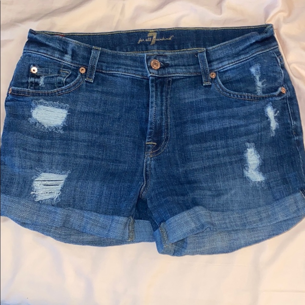 7 For All Mankind Jean shorts